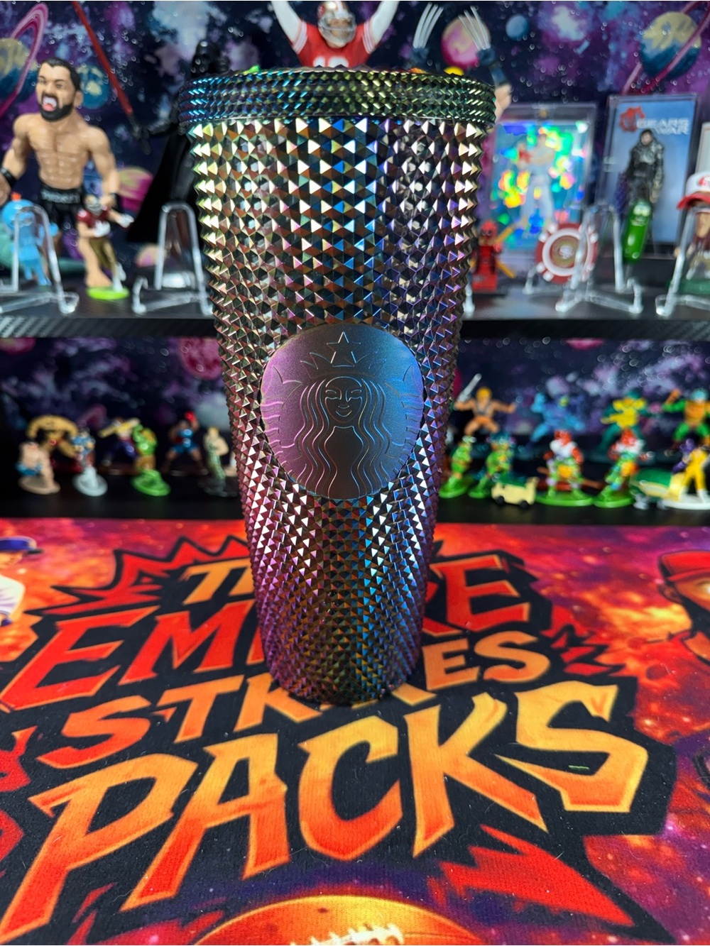Starbucks Iridescent Studded Tumbler - Rainbow Holographic Finish